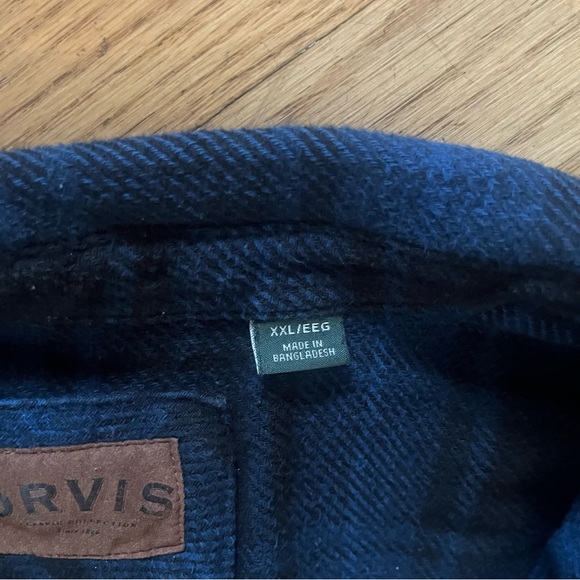 ORVIS - Men’s Blue Flannel - Size XXL - Picture 3 of 3